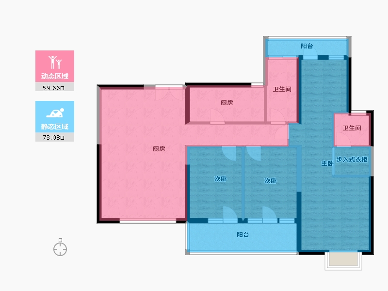 湖北省-武汉市-南国中心-119.46-户型库-动静分区