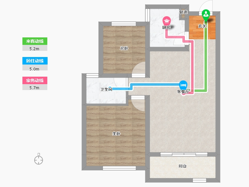 甘肃省-兰州市-绿地智慧-61.09-户型库-动静线