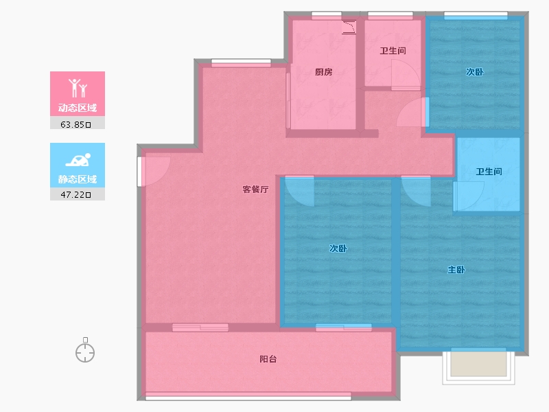 江苏省-南通市-璟御豪庭-99.00-户型库-动静分区