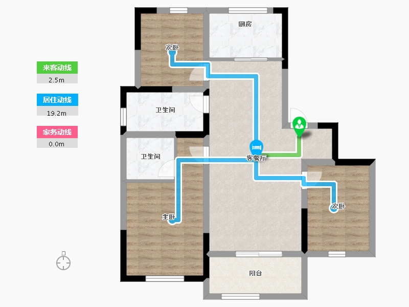 河南省-洛阳市-山水王城-84.00-户型库-动静线