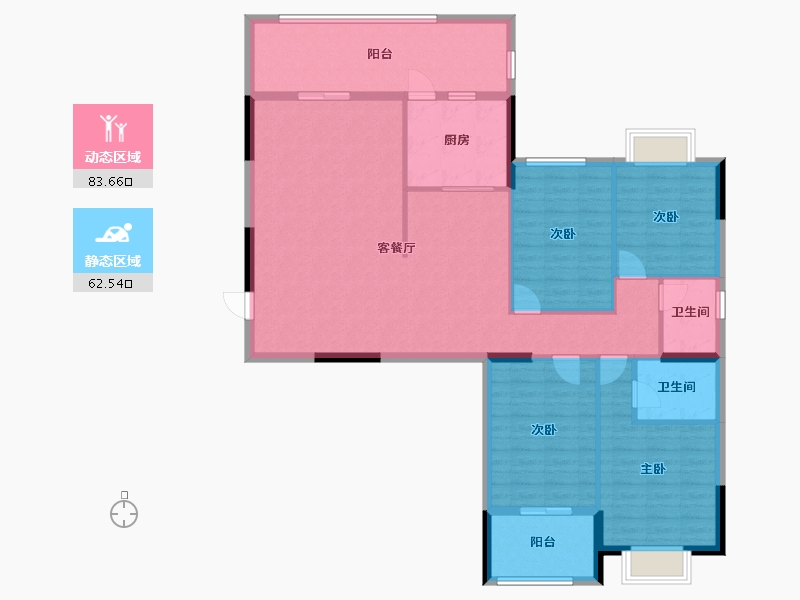 广东省-湛江市-香江新城-133.27-户型库-动静分区