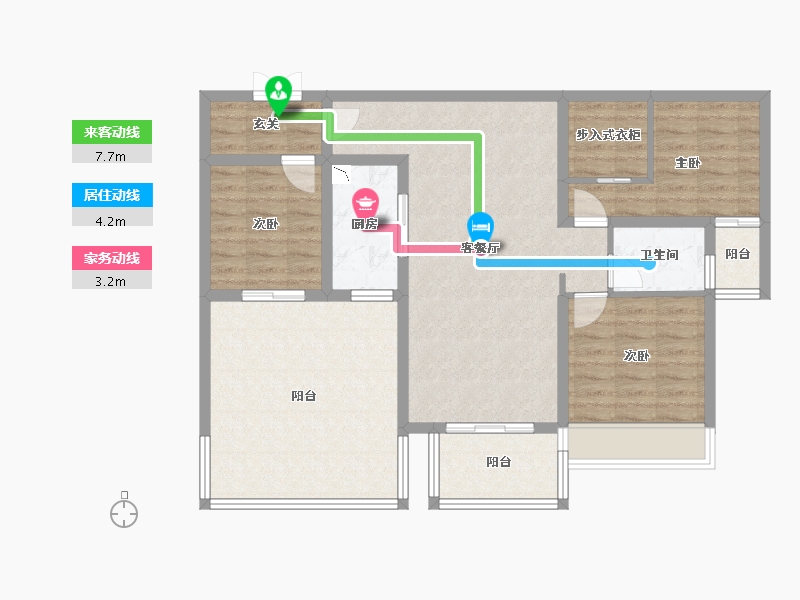 四川省-达州市-乐基国际社区-102.02-户型库-动静线