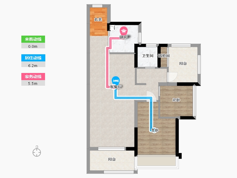 广东省-湛江市-湛江・远洋城-72.12-户型库-动静线