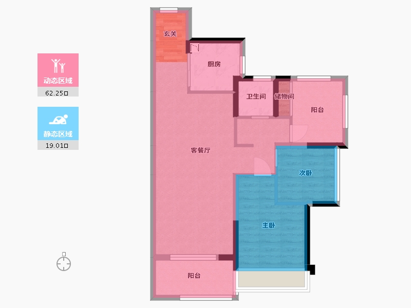 广东省-湛江市-湛江・远洋城-72.12-户型库-动静分区