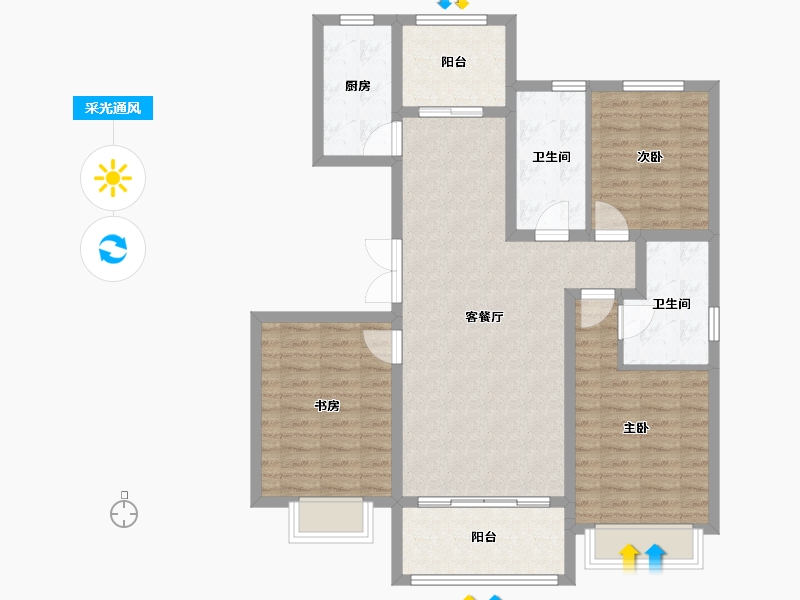 河北省-承德市-欢乐江山-99.00-户型库-采光通风