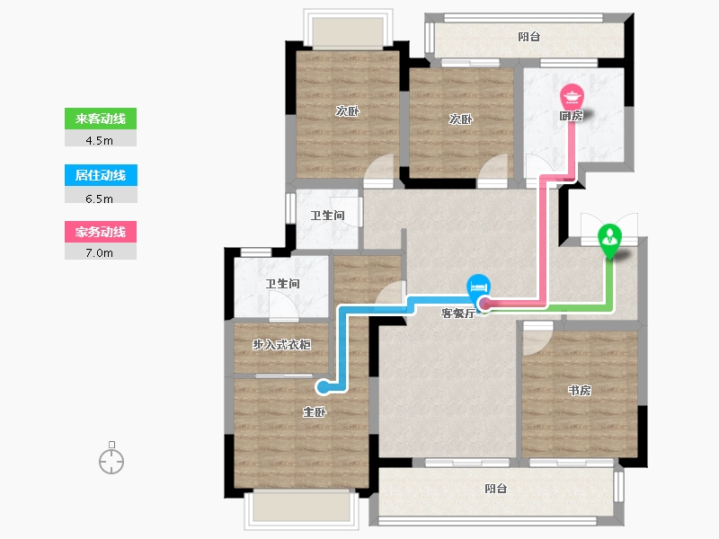 四川省-成都市-弘阳都江府-106.44-户型库-动静线