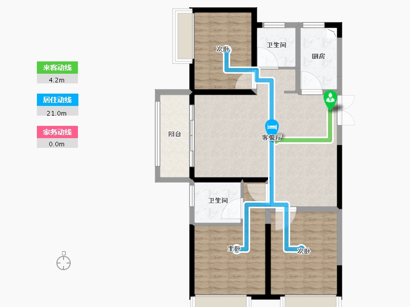 河南省-新乡市-立拓华府-100.00-户型库-动静线