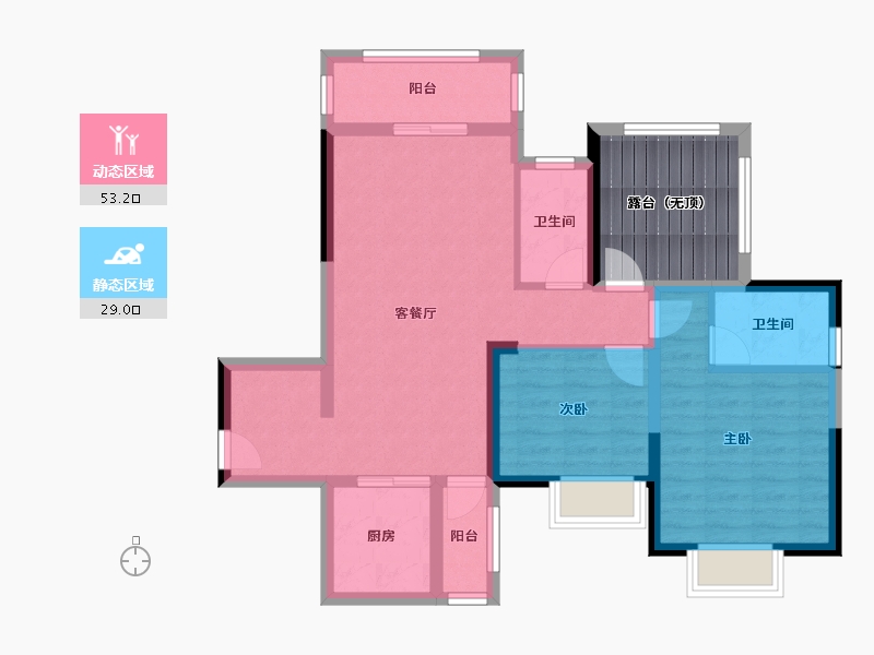 广西壮族自治区-玉林市-玉林奥园康城-81.23-户型库-动静分区