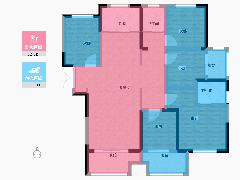 河南省-郑州市-永威城-114.00-户型库-动静分区