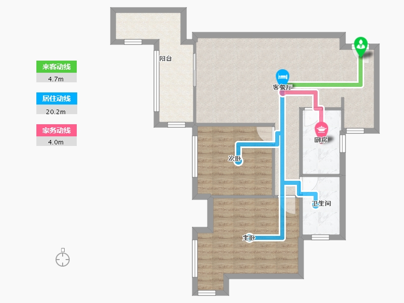 四川省-成都市-海骏达蜀都1号-78.59-户型库-动静线