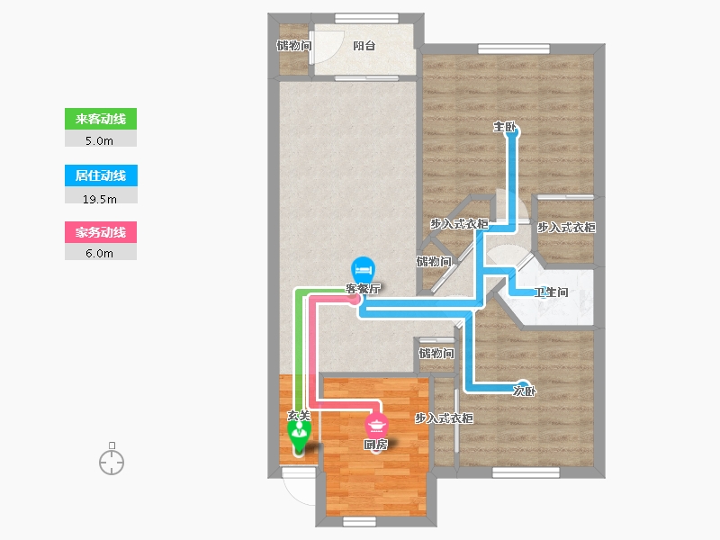 Florida-Broward-Sunny Lake Apartments-73.75-户型库-动静线