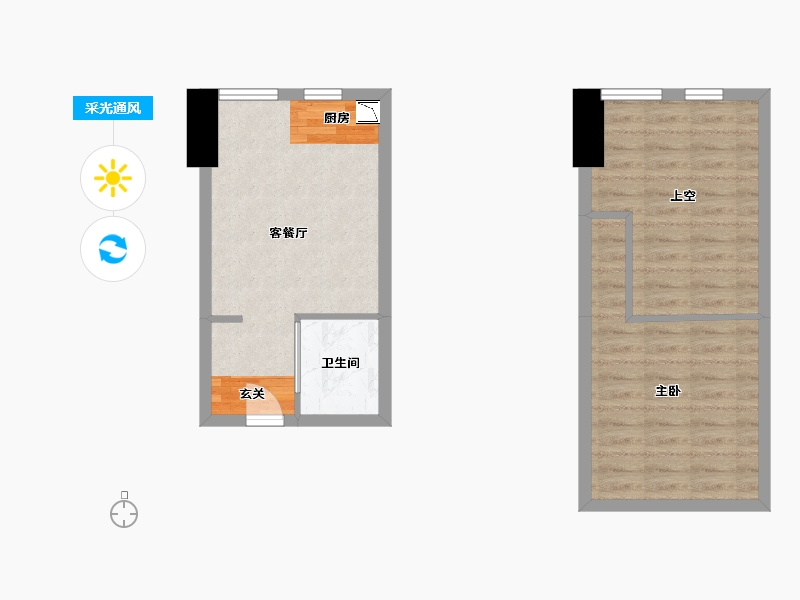 湖北省-武汉市-自贸环球公馆-52.12-户型库-采光通风