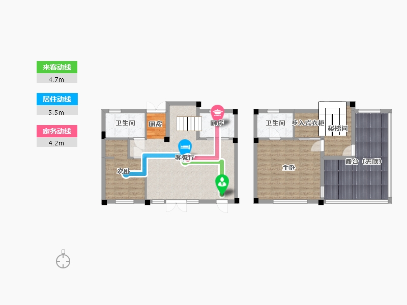 湖北省-武汉市-孔雀城江澜赋-103.95-户型库-动静线