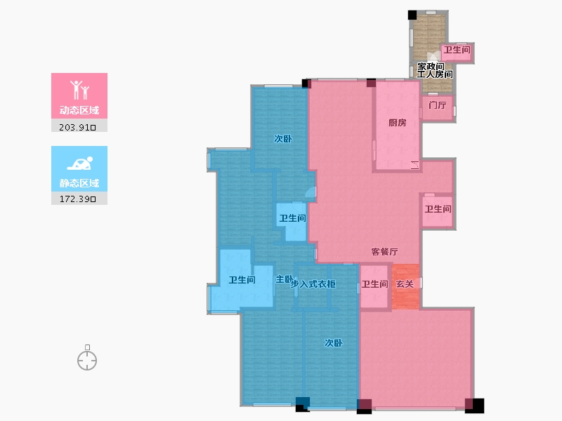 辽宁省-朝阳市-缦合・北京-356.59-户型库-动静分区