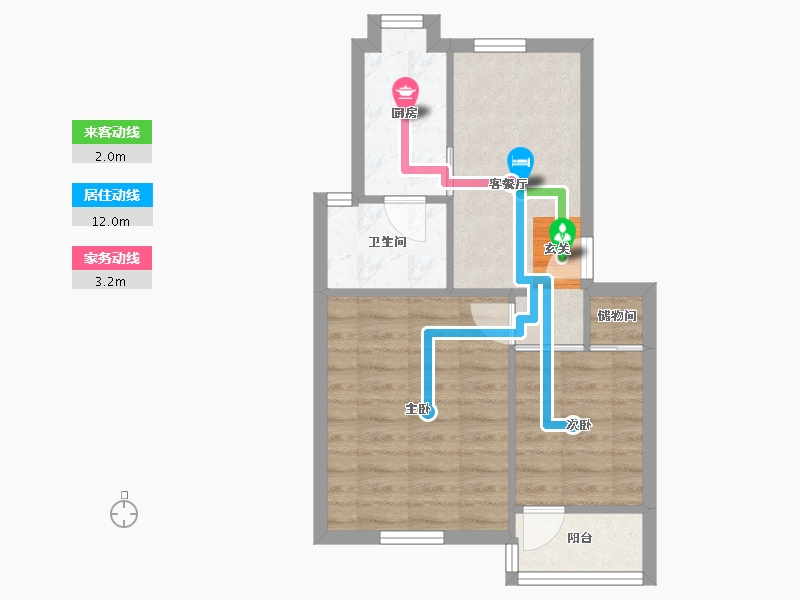 江苏省-南京市-西康路3号-47.13-户型库-动静线