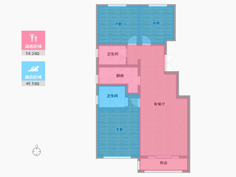 河北省-承德市-水山上院-90.27-户型库-动静分区