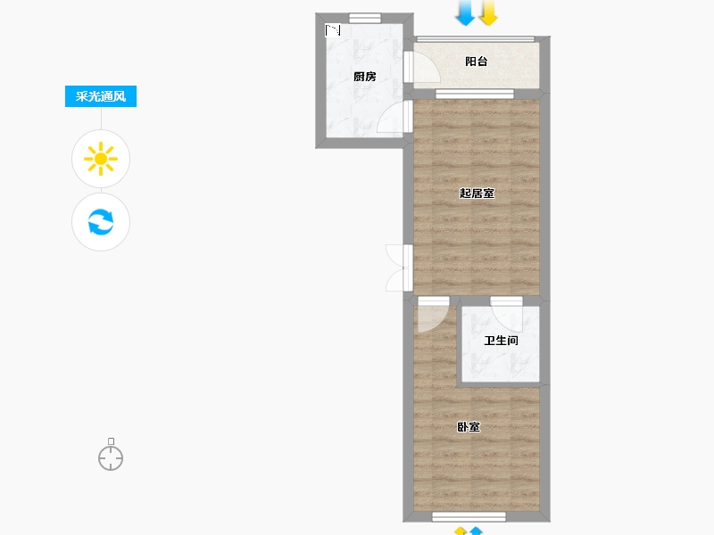 黑龙江省-哈尔滨市-公元天下-41.12-户型库-采光通风