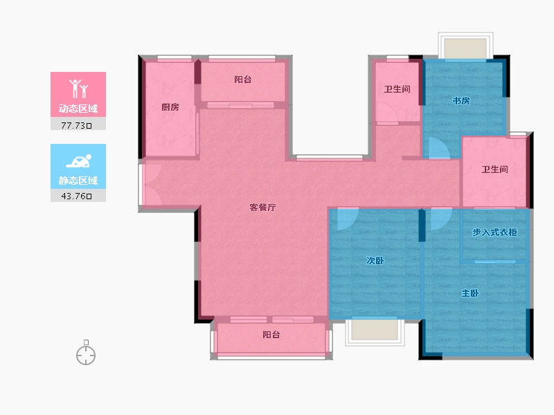 江西省-九江市-恒奥 国际城-110.21-户型库-动静分区