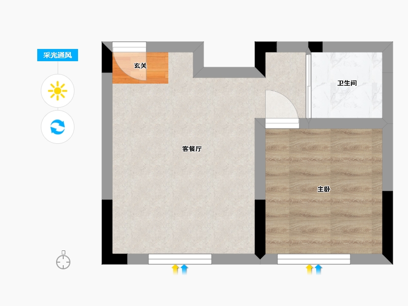 吉林省-长春市-林香阁・尚品-28.21-户型库-采光通风