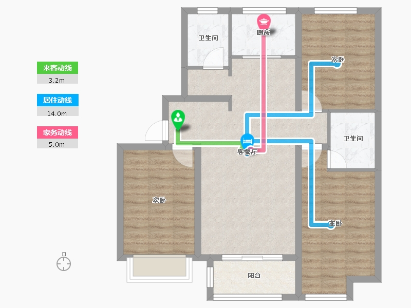 河北省-沧州市-佰瑞庭-83.11-户型库-动静线