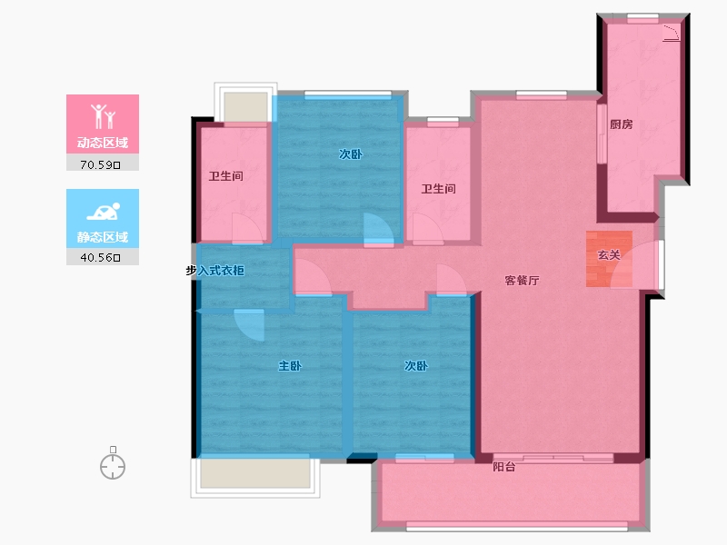 湖南省-长沙市-环球融创会展上东区-99.20-户型库-动静分区