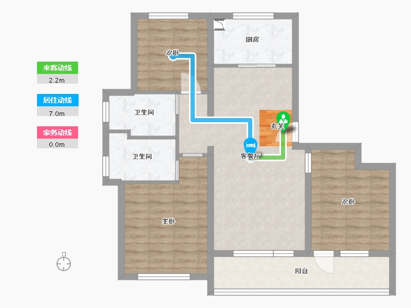 山东省-青岛市-融创・影都壹�-81.93-户型库-动静线