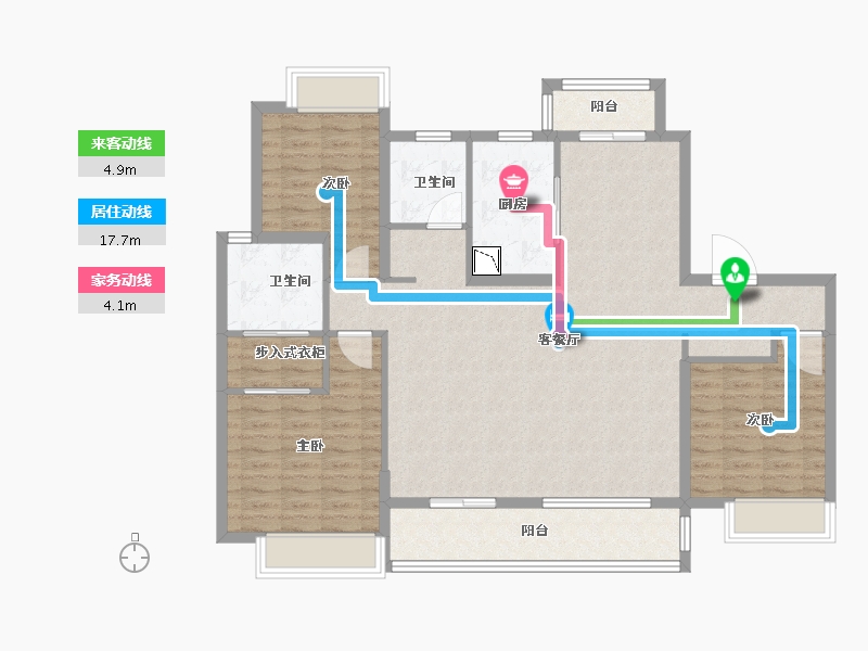 江西省-南昌市-春江天玺-119.00-户型库-动静线