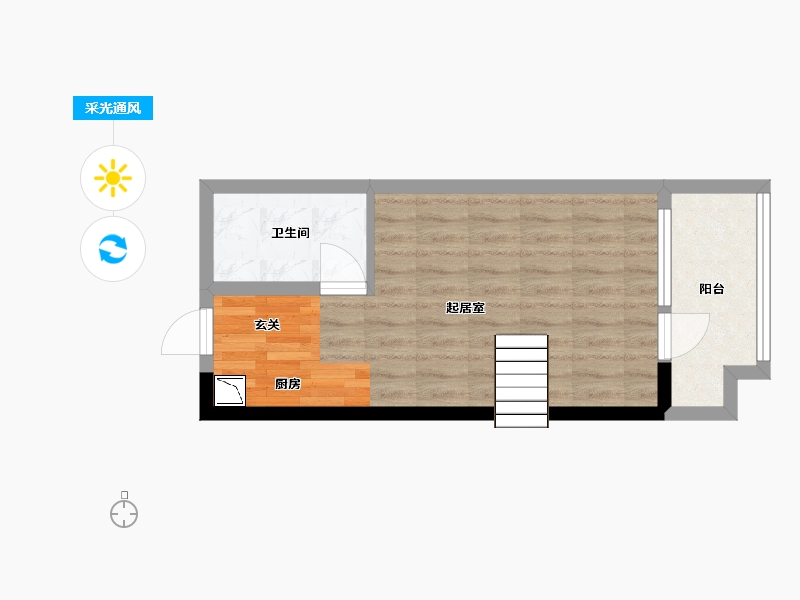 山东省-青岛市-和昌・海云曦岸-37.60-户型库-采光通风