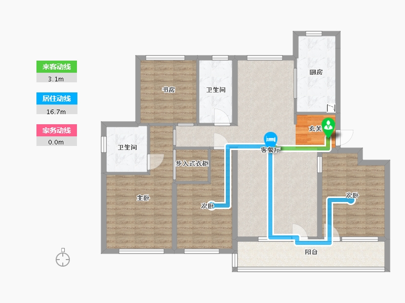 山东省-青岛市-融创・影都壹�-112.93-户型库-动静线