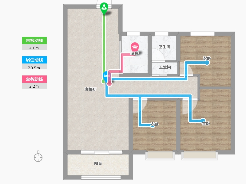 山东省-聊城市-民生・城市主人-73.63-户型库-动静线