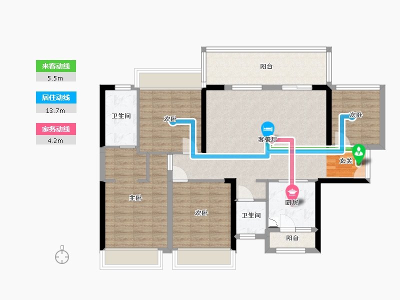 广东省-佛山市-电建地产・�吃冒氲�-101.58-户型库-动静线