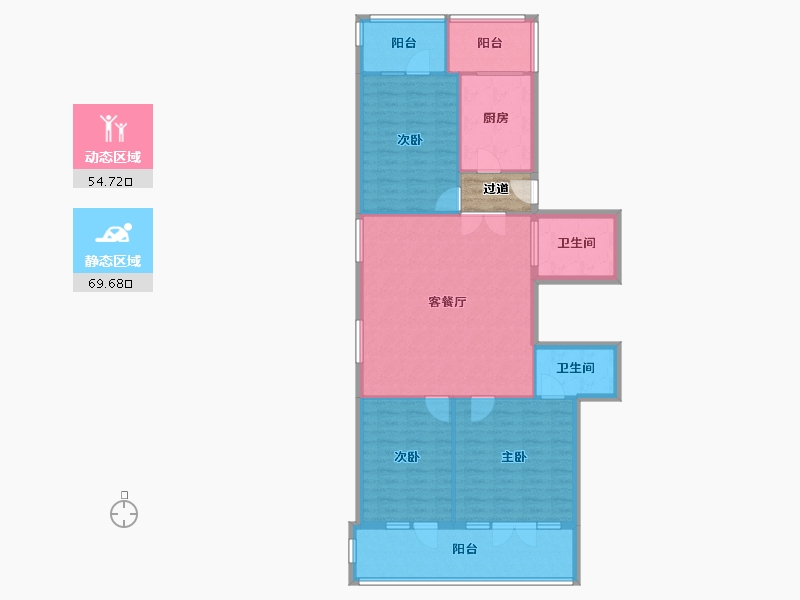 北京-北京市-永金里-116.80-户型库-动静分区