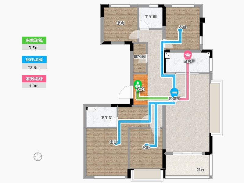 浙江省-温州市-奥园大发宸央-108.00-户型库-动静线