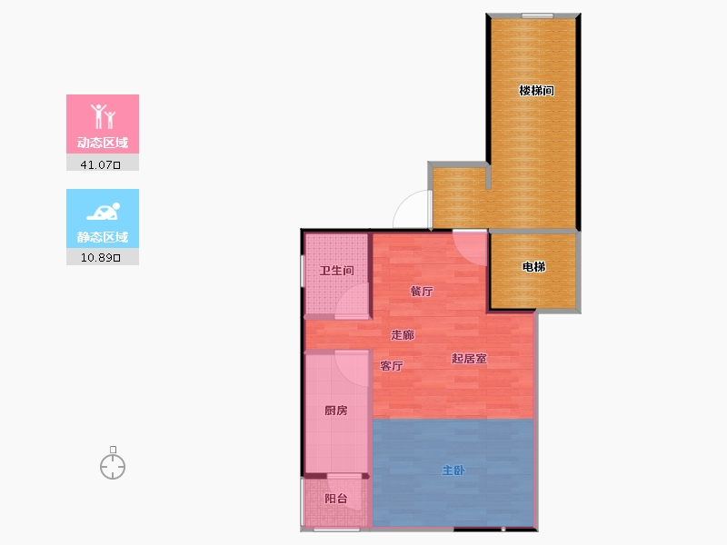 北京-北京市-馨港庄园幸福城-55.51-户型库-动静分区