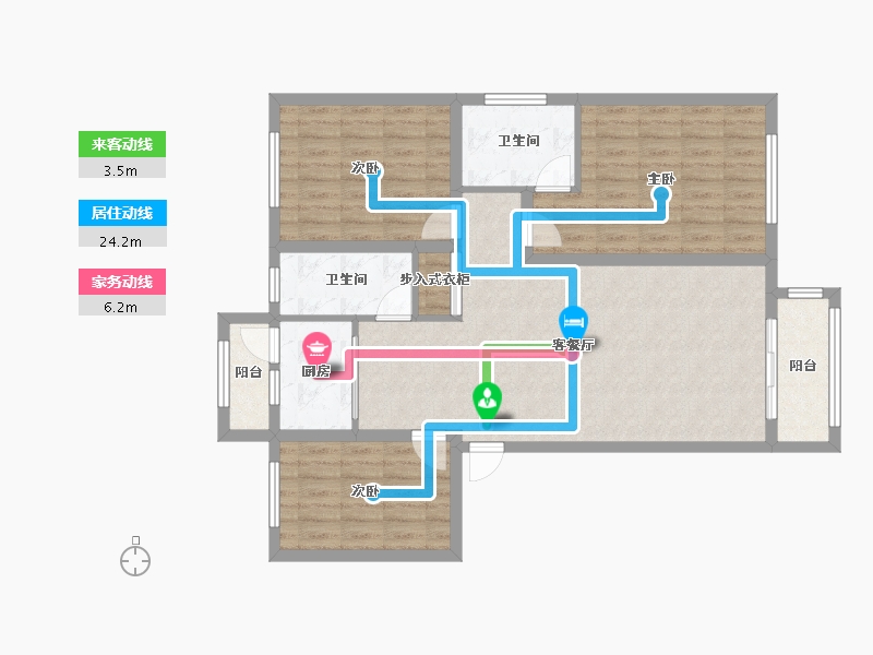 河北省-邢台市-四季花城-94.89-户型库-动静线