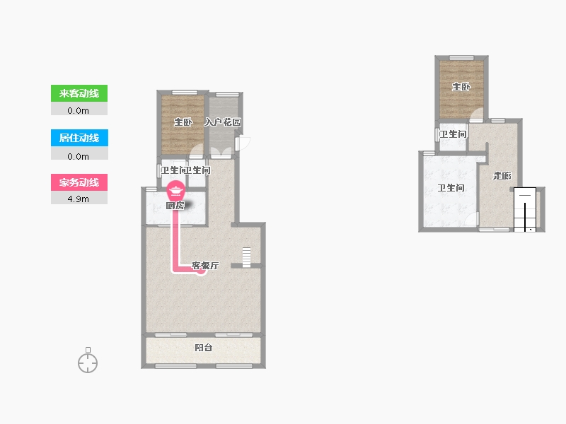 陕西省-西安市-福星惠誉美术城・云玺-120.80-户型库-动静线