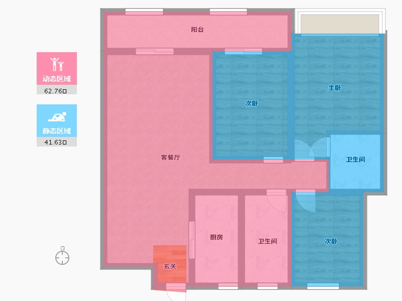 河南省-周口市-汇林绿洲-92.00-户型库-动静分区