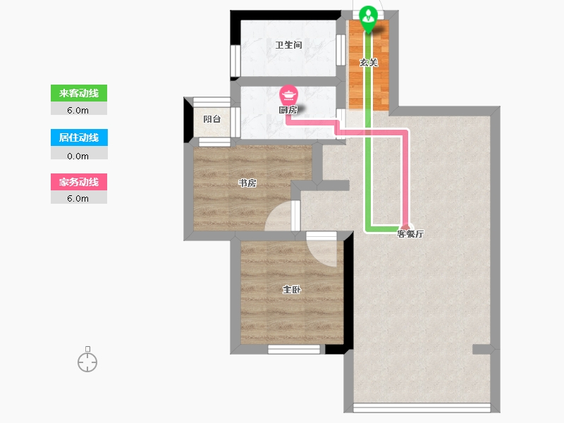 四川省-成都市-空港云尚-52.74-户型库-动静线