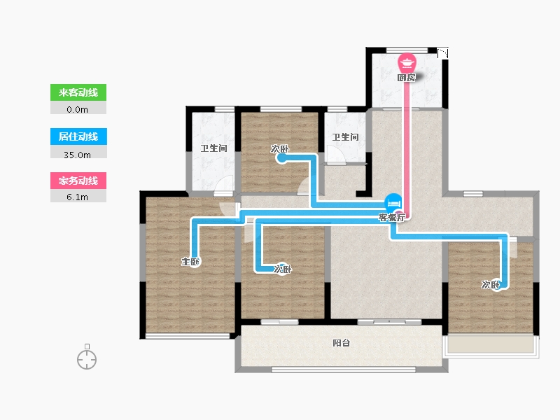 江苏省-徐州市-石榴首府-147.00-户型库-动静线