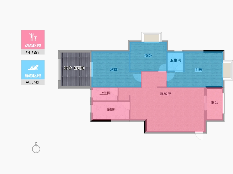 广东省-潮州市-金石镇-102.47-户型库-动静分区