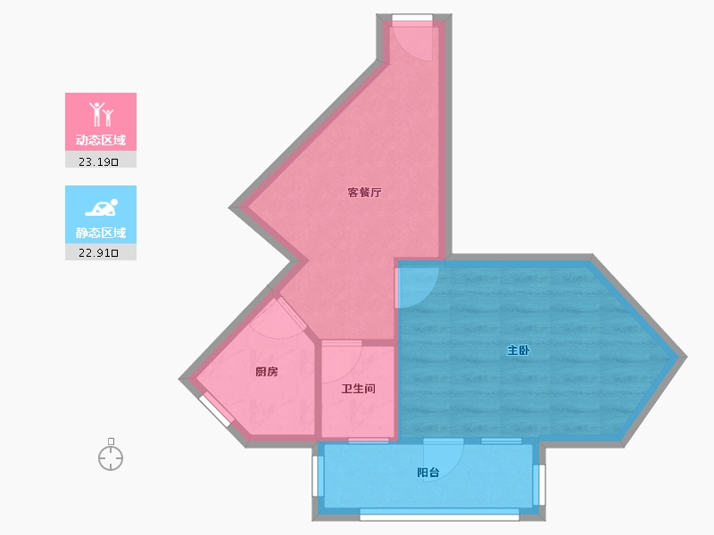 北京-北京市-双锦园-41.06-户型库-动静分区