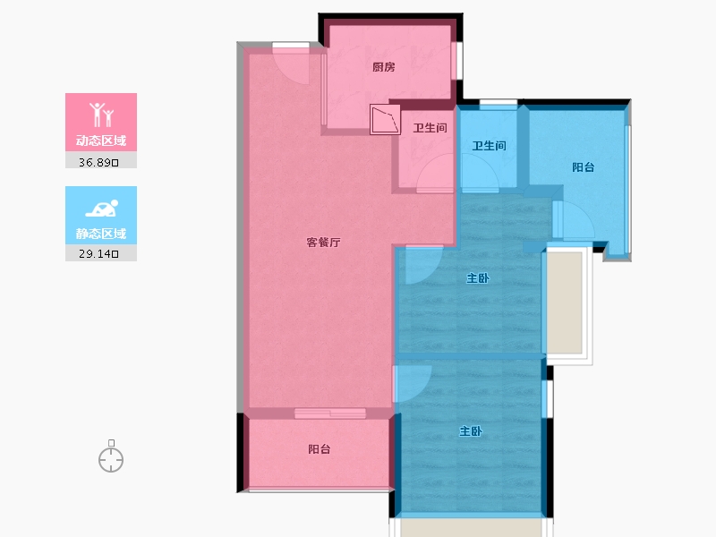 广东省-深圳市-万科星城-58.56-户型库-动静分区