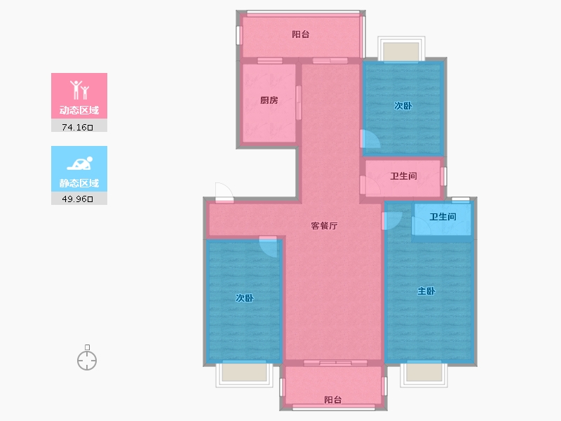 河南省-平顶山市-盛世御源-110.00-户型库-动静分区