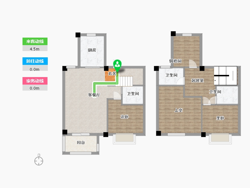 福建省-福州市-碧桂园・铂�h府-119.42-户型库-动静线