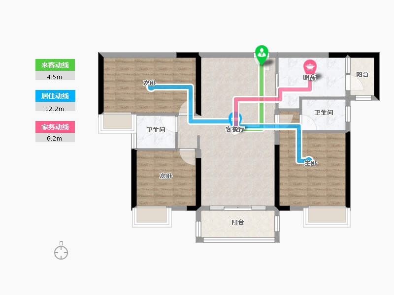 广东省-惠州市-实地常春藤-88.88-户型库-动静线