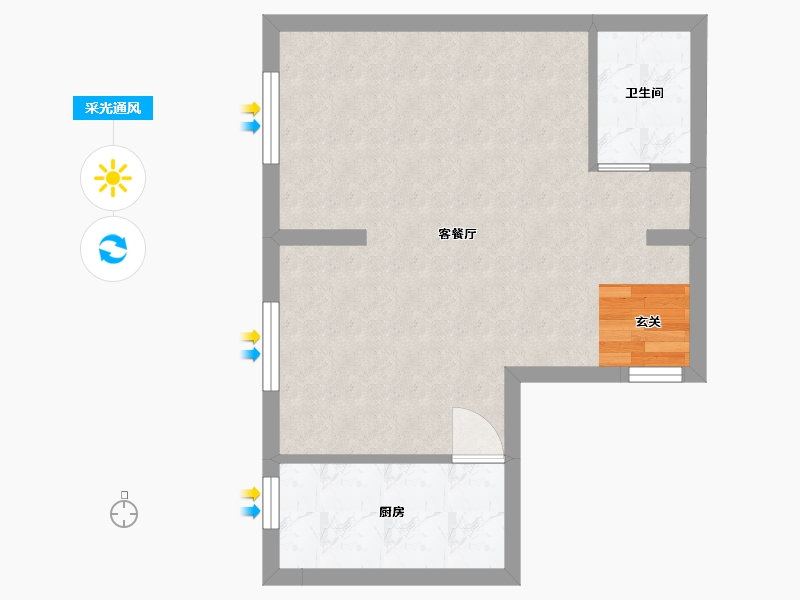 黑龙江省-哈尔滨市-状元府-41.32-户型库-采光通风