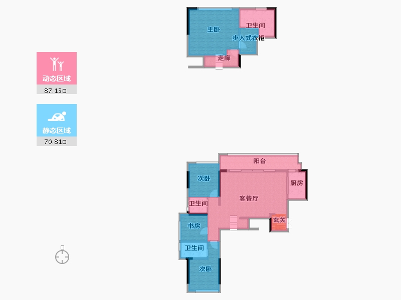 重庆-重庆市-御临府-141.59-户型库-动静分区