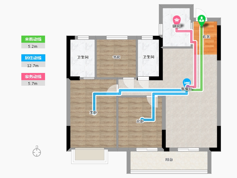 江西省-吉安市-浩城太学府-82.00-户型库-动静线