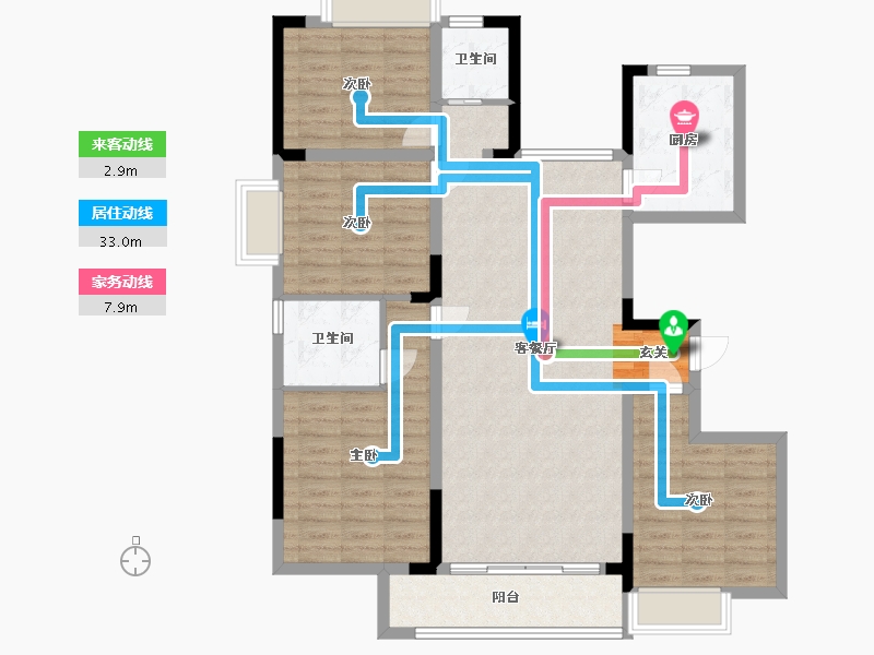 江西省-吉安市-龙飞・和纵芯园-112.00-户型库-动静线