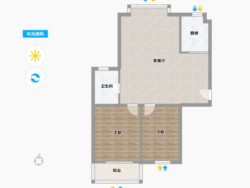 山东省-临沂市-齐鲁园-79.03-户型库-采光通风